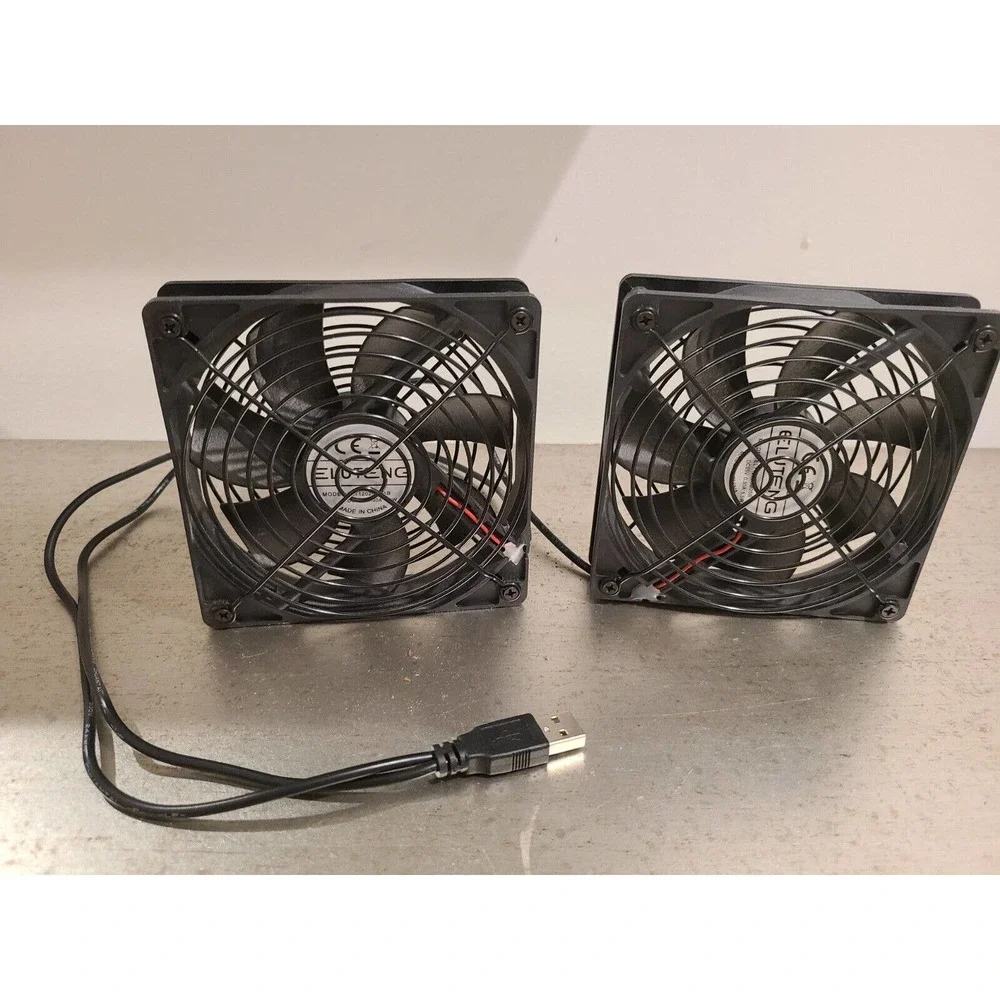 Eluteng 1.5V USB Cooling Fan Model ELT112025M05B Single Speed